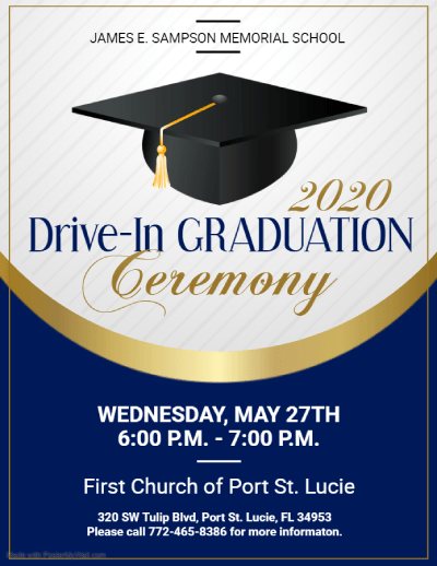 Drive-In Graduation Ceremony 2020!